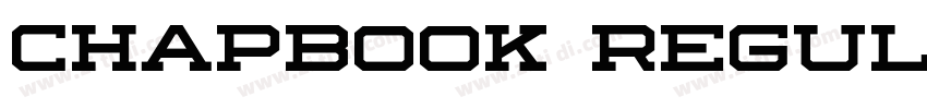 Chapbook Regular字体转换